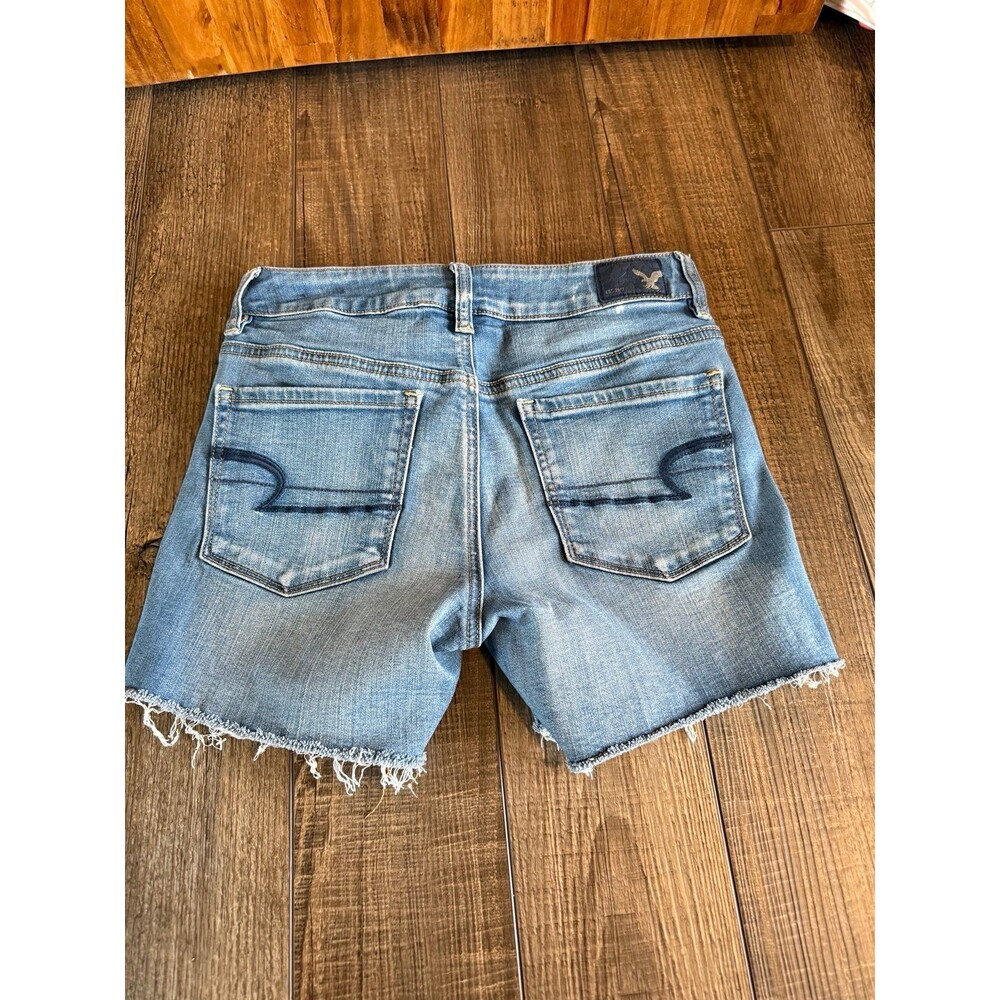 American Eagle Hi-Rise Shortie Shorts Size 2 - Picture 6 of 7
